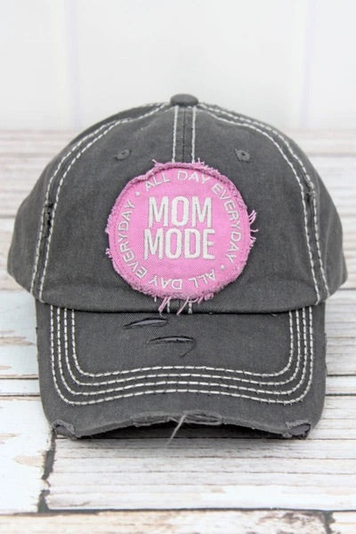 Distressed Mom Mode Hat