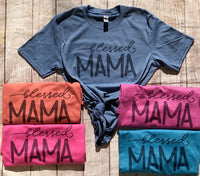 Blessed Mama soft style tshirt