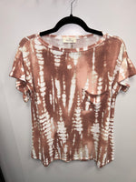 Rust Tie Dye Top