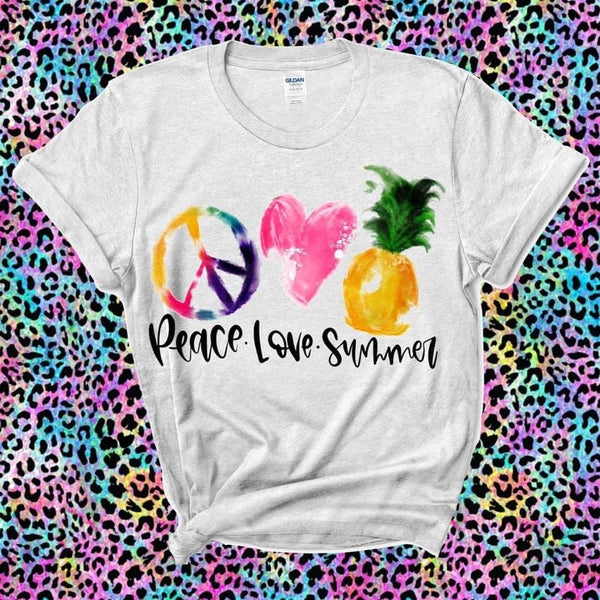 Peace, Love, Summer t-shirt